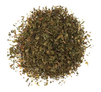 Heavenly Tea Leaves, Органическая перечная мята, цельнолистовой травяной тизан, 1 фунт (16 унций)