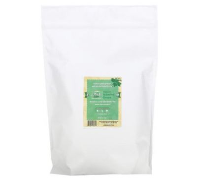 Heavenly Tea Leaves, Рассыпчатый зеленый чай премиального качества, органический жасмин, 1 фунт (16 унций)