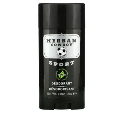 Herban Cowboy, Sport, Maximum Protection Deodorant, 2.8 oz (80 g)