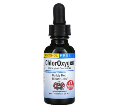 Herbs Etc., ChlorOxygen, концентрат хлорофілу, без спирту, 30 мл (1 рідк. унції)