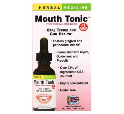 Herbs Etc., Mouth Tonic, 1 fl oz (30 ml)