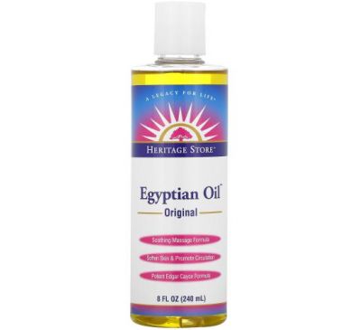 Heritage Store, Egyptian Oil, Original, 8 fl oz (240 ml)