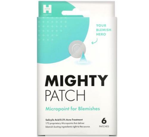 Hero Cosmetics, Mighty Patch, Micropoint for Blemishes, 6 Patches