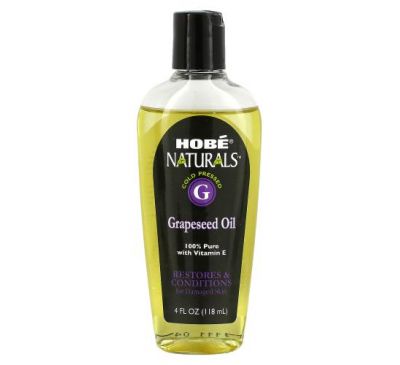 Hobe Labs, Naturals, Grapeseed Oil, 4 fl oz (118 ml)