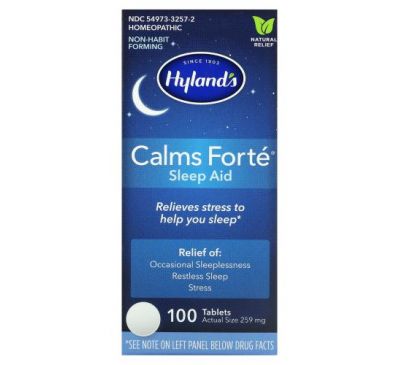 Hyland's, Calms Forté, Sleep Aid, 100 Tablets