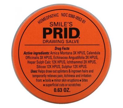 Hyland's, Smile's Prid Drawing Salve, 0.63 oz (18 g)