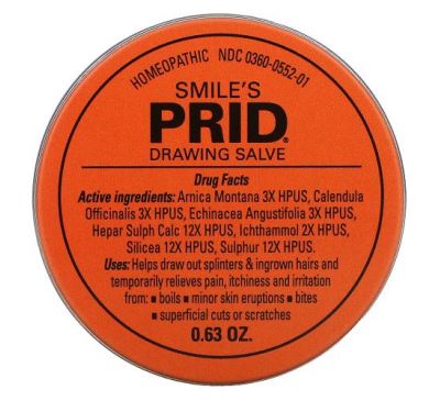 Hyland's, Smile's Prid Drawing Salve, 0.63 oz (18 g)