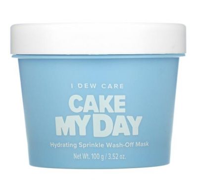 I Dew Care, Cake My Day, Hydrating Sprinkle Wash-Off Beauty Mask, 3.52 oz (100 g)