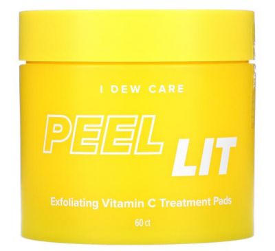 I Dew Care, Peel Lit, Exfoliating Vitamin C Treatment Pads, 60 Count