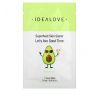 Idealove, Superfood Skin Savior, маска з суперфудами, авокадо, 1 шт., 20 мл (0,68 рідк. унції)