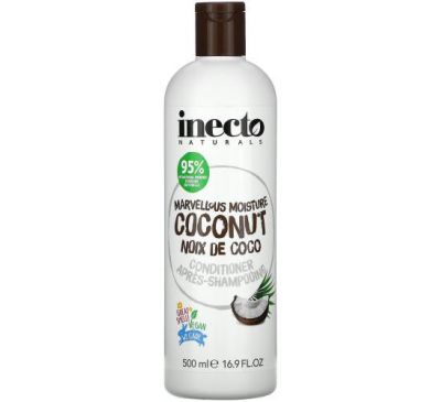Inecto, Marvellous Moisture Coconut, Conditioner, 16.9 fl oz (500 ml)