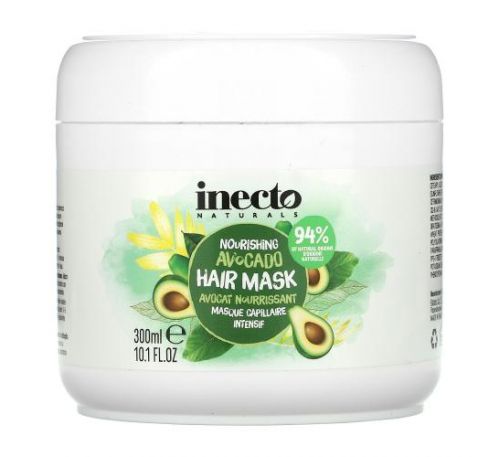 Inecto, Nourishing Avocado Hair Mask, 10.1 fl oz (300 ml)