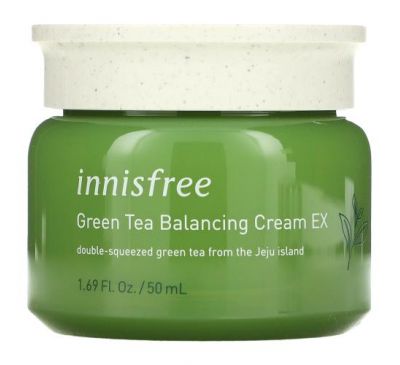Innisfree, Балансирующий крем с зеленым чаем EX, 50 мл (1,69 унции)