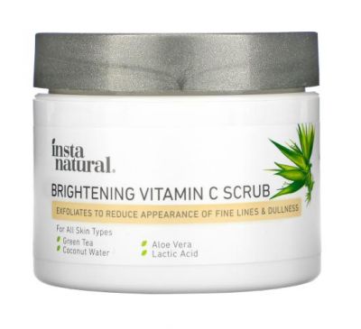 InstaNatural, Brightening Vitamin C Scrub, 2 oz (56 g)