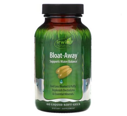 Irwin Naturals, Bloat-Away, 60 Liquid Soft-Gels