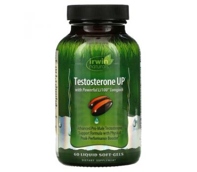 Irwin Naturals, Testosterone UP, 60 Liquid Soft-Gels