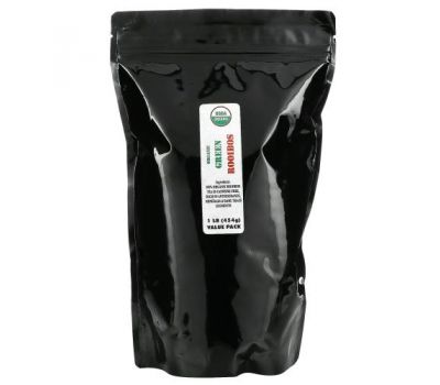 J&R Port Trading Co., Organic Green Rooibos, Caffeine Free, 1 lb (454 g)