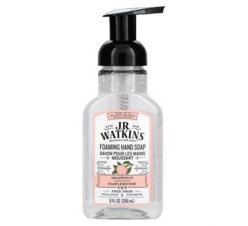 J R Watkins, Foaming Hand Soap, Grapefruit, 9 fl oz (266 ml)