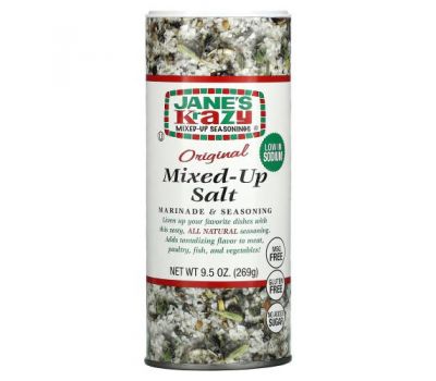 Jane's Krazy, Marinade & Seasoning, Original Mixed-Up Salt, 9.5 oz (269 g)