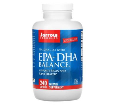 Jarrow Formulas, EPA-DHA Balance, 240 капсул