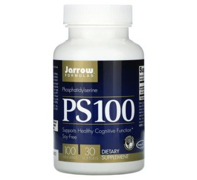 Jarrow Formulas, PS 100, Phosphatidylserine, 100 mg, 30 Softgels