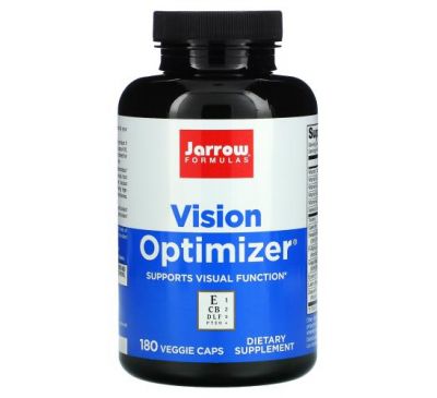 Jarrow Formulas, Vision Optimizer, добавка для зору, 180 веганських капсул