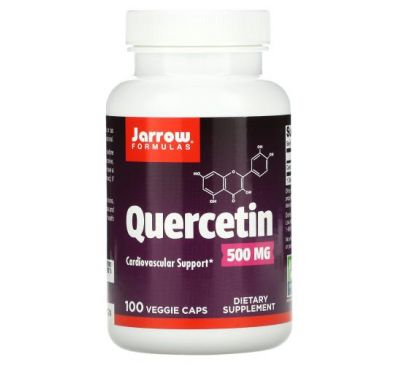 Jarrow Formulas, кверцетин, 500 мг, 100 капсул