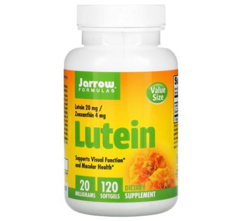 Jarrow Formulas, лютеїн, 20 мг, 120 капсул