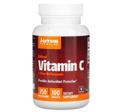 Jarrow Formulas, витамин C, 750 мг, 100 таблеток