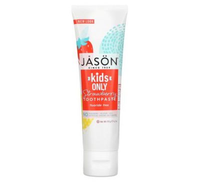 Jason Natural, Kids Only! зубна паста, полуниця, 119 г (4,2 унції)