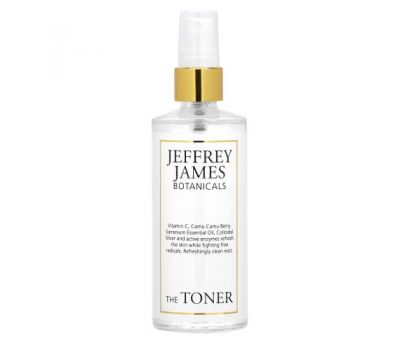 Jeffrey James Botanicals, The Toner, Refreshingly Clean Mist, 4.0 oz (118 ml)