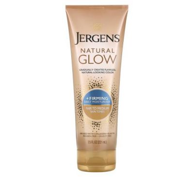 Jergens, Natural Glow, Firming Daily Moisturizer, Fair to Medium,  7.5 fl oz (221 ml)