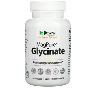 Jigsaw Health, MagPure Glycinate, 120 Capsules