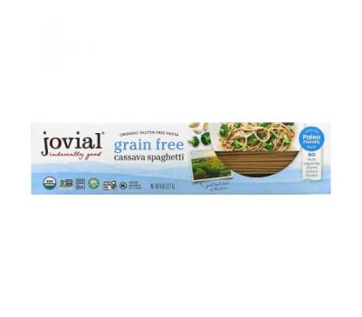 Jovial, органические беззерновые спагетти из кассавы, 227 г (8 унций)