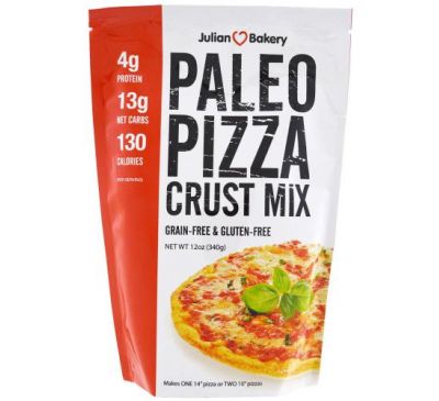 Julian Bakery, Paleo Pizza Crust Mix, 12 oz (340 g)