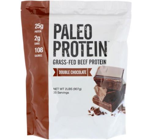Julian Bakery, Paleo Protein, Grass-Fed Beef Protein, Double Chocolate, 2 lbs (907 g)