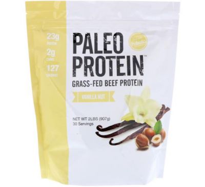 Julian Bakery, Paleo Protein, Grass-Fed Beef Protein, Vanilla Nut, 2 lbs (907 g)