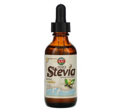 KAL, Sure Stevia, Natural Vanilla, 1.8 fl oz (53.2 ml)