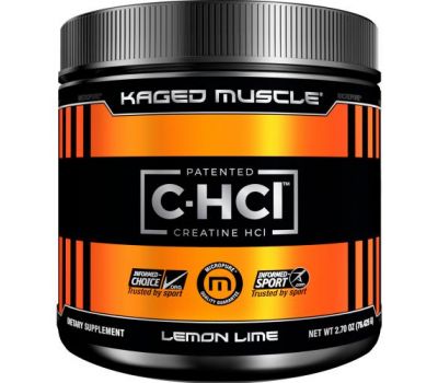 Kaged Muscle, Patented C-HCL Creatine, Lemon Lime, 2.70 oz (76.425 g)