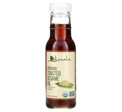 Kevala, Organic Toasted Sesame Oil, 8 fl oz (236 ml)