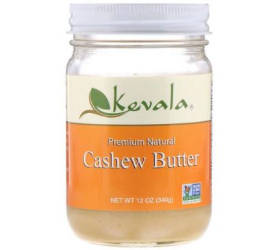 Kevala, Premium Natural Cashew Butter, 12 oz (340 g)