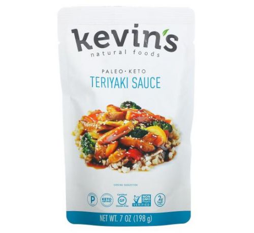 Kevin's Natural Foods, Teriyaki Sauce, 7 oz (198 g)