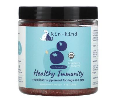 Kin+Kind, Healthy Immunity, For Dogs and Cats , 4 oz (113.4 g)