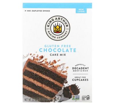King Arthur Flour, Chocolate Cake Mix, Gluten Free, 22 oz (624 g)