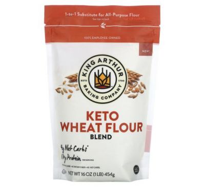 King Arthur Flour, Keto Wheat Flour Blend, 16 oz (454 g)