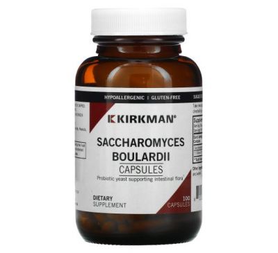 Kirkman Labs, Saccharomyces Boulardii, 100 Capsules