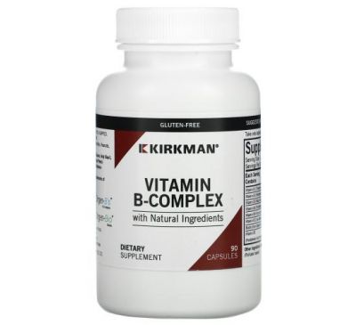 Kirkman Labs, Vitamin B-Complex, 90 Capsules