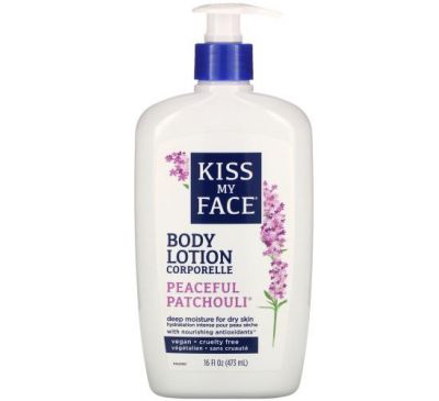 Kiss My Face, Peaceful Patchouli Body Lotion, 16 fl oz (473 ml)