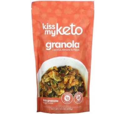 Kiss My Keto, Keto Granola, Coconut, Almond & Pecan, 9.5 oz (270 g)