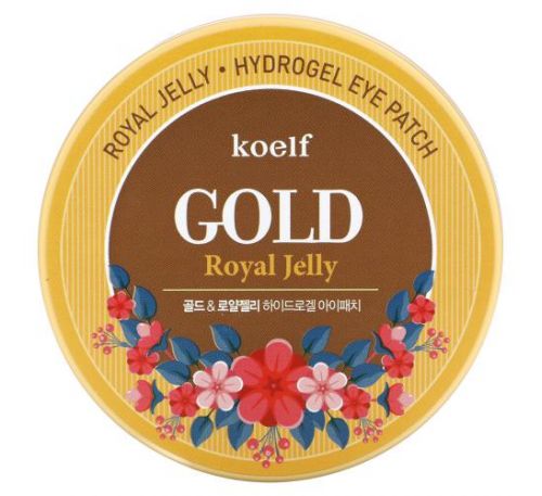 Koelf, гідрогелеві патчі для очей із золотом і маточним молочком, 60 шт.